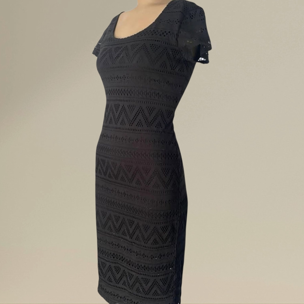 Elegant Black Lace Dress